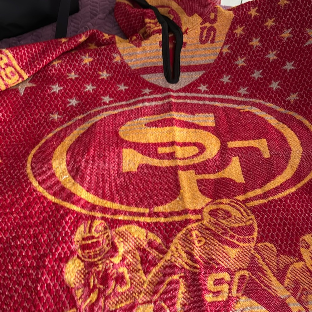 Brand new 49ers poncho